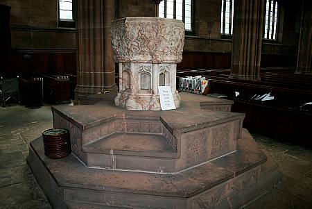 Stockport St George - The Font